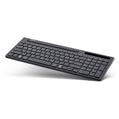 InLine® Bluetooth Aluminium Tastatur mit Nummernpad, für bis zu 4 Bluetooth-Gerä