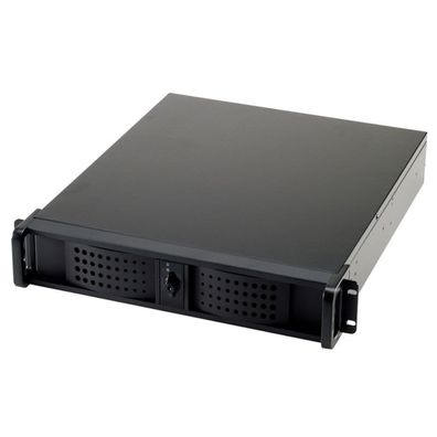 FANTEC TCG-2830KX03-1, 2 HE 19Zoll Servergehäuse, ohne Netzteil, schwarz