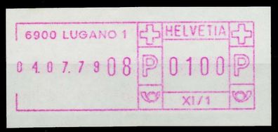 Schweiz Schalterfreistempel Nr SFS1979 LUGANO ungebraucht X7E6502