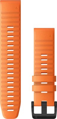 Garmin Ersatzarmband QuickFit 22mm Silikon Orange/ Schiefergrau