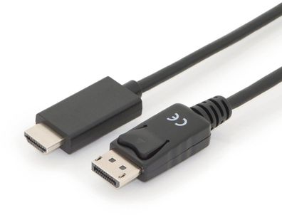 Digitus DisplayPort Adapterkabel, DP - HDMI Typ A, St/ St 3.0m