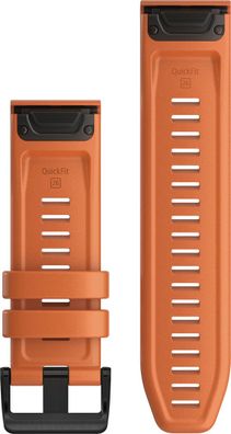 Garmin Ersatzarmband QuickFit 26mm Silikon Orange/ Schiefergrau