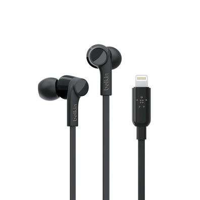 Belkin Rockstar In-Ear Kopfhörer mit USB-C Connector, schwarz