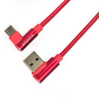emporia Datenkabel Micro-USB - Special Edition rot
