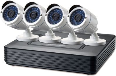 LevelOne DSK-4001 4-Channel CCTV Überwachungs-Kit