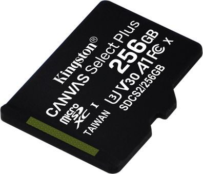 Kingston micSDXC Canvas Select Plus Single ohne Adapter, 256GB