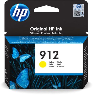 HP Tintenpatrone Nr. 912 3YL79AE Gelb (ca. 315 Seiten)