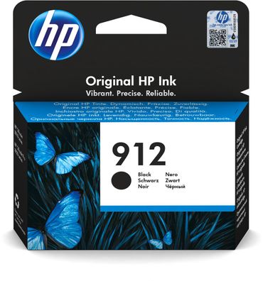 HP Tintenpatrone Nr. 912 3YL80AE Schwarz (ca. 300 Seiten)
