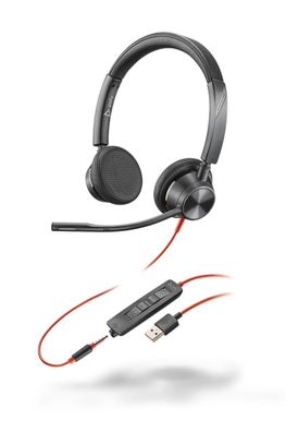Poly Headset Blackwire C3325 binaural USB-A und 3,5 mm