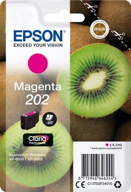 Epson Tintenpatrone 202 Magenta (300 Seiten)