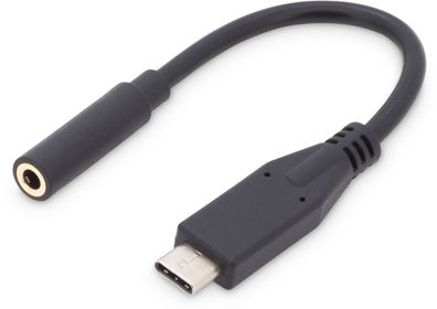 Digitus USB Type-C Audio Adapter/ Konverter 3.5mm Klinke St/ Bu