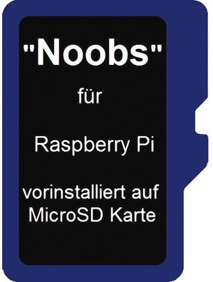 Raspberry Pi3u4 Micro SD Karte 32GB inkl. Noobs vorinstalliert