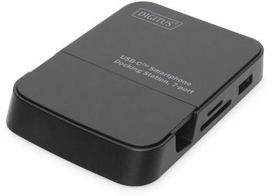 Digitus USB-C Smartphone Docking Station 7-Port USB, HDMI, SD
