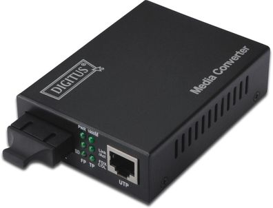 Digitus Gigabit Ethernet Medienkonverter SM SC 1310nm bis 40km