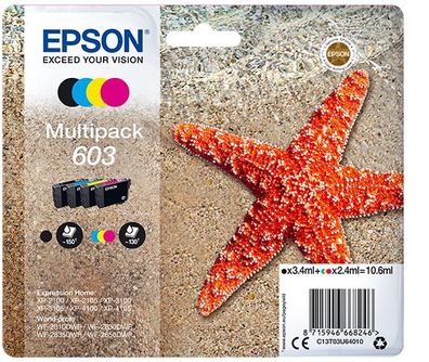 Epson Tintenpatrone 603L Multipack BK/ C/ M/ Y