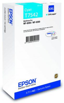 Epson Tintenpatrone T7542 Cyan XXL (69ml)