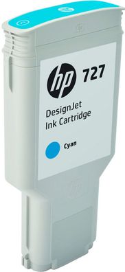 HP Tintenpatrone Nr. 727 Cyan 300ml