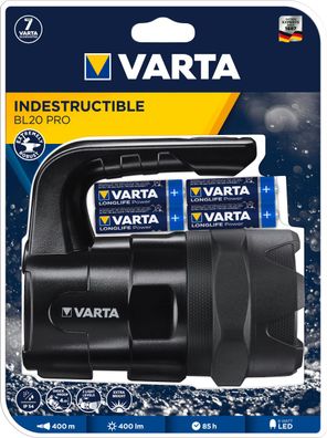 VARTA Indestructible BL20 Pro 6AA mit Batt.
