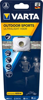 VARTA Outdoor Sports Ultralight H30R white