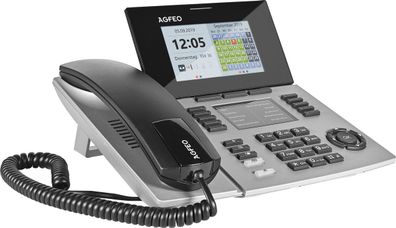AGFEO Systemtelefon ST56 IP SENSORfon silber