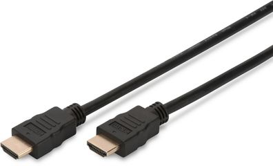 Digitus HDMI Anschlusskabel Typ A St/ St 5.0m Full HD schwarz