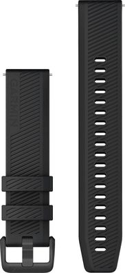 Garmin Schnellwechsel-Armband 20mm Silikon Schwarz/ Grau