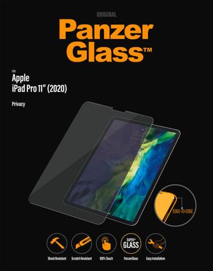 PanzerGlass E2E Apple iPad Pro 11Zoll / Air 10,9Zoll (2020) Privacy