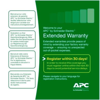 APC - Service Pack - 3 Jahre Garantieverlängerung