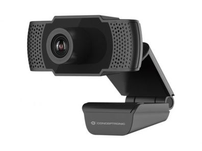 Conceptronic AMDIS01B 1080P Webcam schwarz
