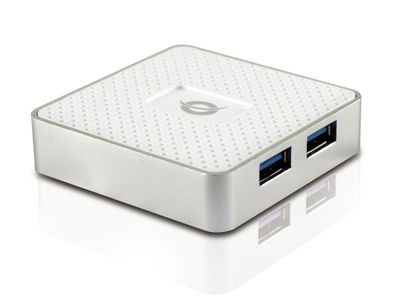 Conceptronic Hubbies USB 3.0 4-Port with Power Adapter