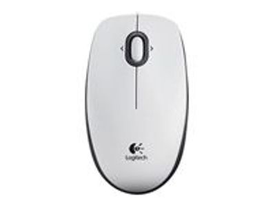 Logitech B100 Mouse Weiß