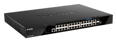 D-Link DGS-1520-28MP/ E 28-Port GBit PoE Smart Mgt Stack Switch