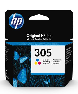 HP Tintenpatrone Nr. 305 Multipack C/ M/ Y (ca. 100 Seiten)