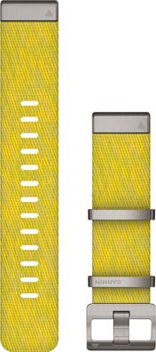 Garmin Ersatzarmband QuickFit 22 Nylon, gelb/ grün