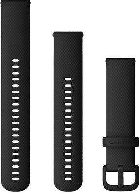 Garmin Schnellwechsel-Armbänder Silikon, schwarz
