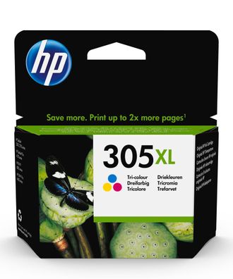 HP Tintenpatrone Nr. 305XL Multipack C/ M/ Y (ca. 200 Seiten)