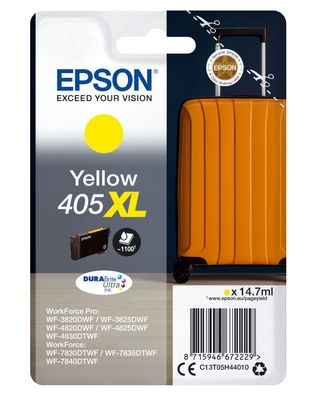 Epson Tintenpatronen 405XL Gelb (14,7ml, ca. 1.100 Seiten)