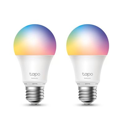 TP-Link Tapo L530E smarte WLAN Glühbrine, mehrfarbig 2er Pack