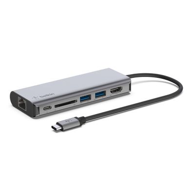 Belkin USB-C Multiport Dock mit 6 Anschlüssen / Adapter