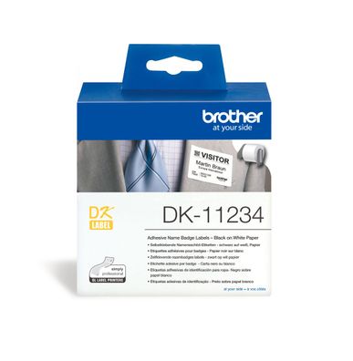 Brother DK-11234 Namensschild-Etiketten 260 St/ Rolle 60 x 86