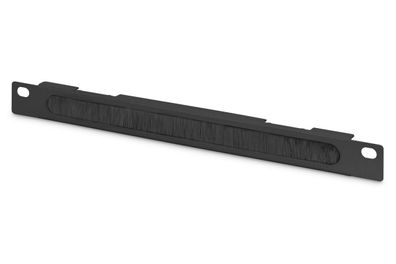 Digitus 254 mm (10Zoll) 0,5HE Kabelbürstenleiste, schwarz