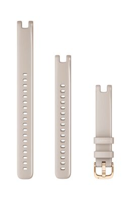Garmin Wechselarmband Lily 14mm Silikon Achatgrau/ Rosegold