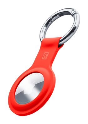 Cellularline Airtags Keyring, rot