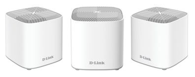 D-Link COVR-X1863 AX1800 Home Mesh Wi-Fi 6 Systems (3er-Set)
