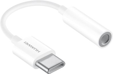 Huawei - Headset Jack Adapter (USB-C to Klinke) CM20, White