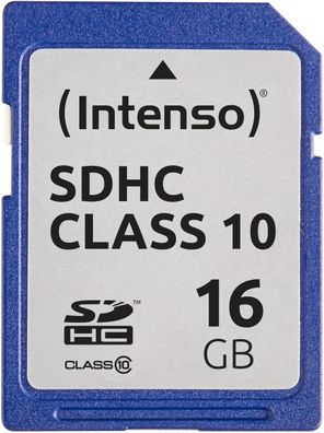 Intenso 16GB SDHC Class 10 Secure Digital Card