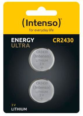 Intenso Lithium Knopfzellen Energy Ultra CR 2430 2er Blister