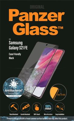 PanzerGlass E2E Curved Samsung Galaxy S21 FE CF, Antibakt.