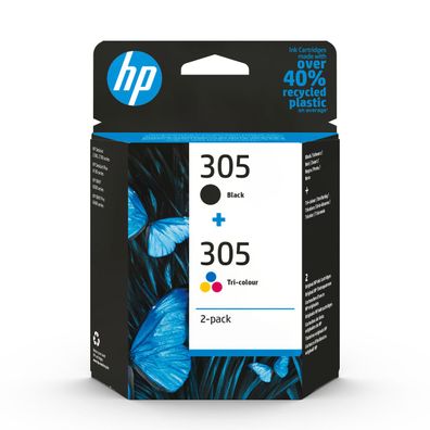 HP Tintenpatrone Nr. 305 Multipack (BK/ C/ M/ Y)