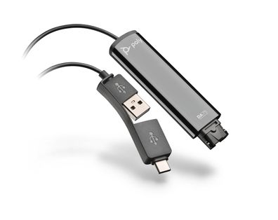 Poly DA75 Wideband QD auf USB-Adapter (USB-A und USB-C)